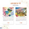 Lịch Bloc 2027 AC Mẫu AC-CATTALOGUEACHAU202730 (45 x 70 cm) Xưởng In Ép Kim Nhũ Vàng Tận Gốc