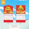 Lịch Treo Tường Lò Xo 2027 AH Mẫu AH33 (35 x 37 cm) Xưởng In Ép Kim Nhũ Vàng Tận Gốc in logo doanh nghiệp quà tặng Tết tại Xưởng Quà Tặng Quang Vũ