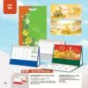 Lịch Bàn Chữ M (Có Note 52 Tuần) 2027 AH Mẫu AH46 (24 x 16cm) Xưởng In Ép Kim Nhũ Vàng Tận Gốc in logo doanh nghiệp quà tặng Tết tại Xưởng Quà Tặng Quang Vũ