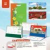 Lịch Bàn Chữ M (Có Note 52 Tuần) 2027 AH Mẫu AH55 (24 x 16cm) Xưởng In Ép Kim Nhũ Vàng Tận Gốc in logo doanh nghiệp quà tặng Tết tại Xưởng Quà Tặng Quang Vũ