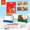 Lịch Bàn Chữ M (Có Note 52 Tuần) 2027 AH Mẫu AH56 (24 x 16cm) Xưởng In Ép Kim Nhũ Vàng Tận Gốc in logo doanh nghiệp quà tặng Tết tại Xưởng Quà Tặng Quang Vũ