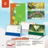 Lịch Bàn Chữ M (Có Note 52 Tuần) 2027 AH Mẫu AH58 (24 x 16cm) Xưởng In Ép Kim Nhũ Vàng Tận Gốc in logo doanh nghiệp quà tặng Tết tại Xưởng Quà Tặng Quang Vũ