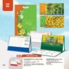Lịch Bàn Chữ M (Có Note 52 Tuần) 2027 AH Mẫu AH67 - Lộc Xuân (24 x 16cm) Xưởng In Ép Kim Nhũ Vàng Tận Gốc in logo doanh nghiệp quà tặng Tết tại Xưởng Quà Tặng Quang Vũ