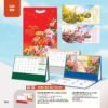 Lịch Bàn Chữ M (Có Note 52 Tuần) 2027 AH Mẫu AH68 (24 x 16cm) Xưởng In Ép Kim Nhũ Vàng Tận Gốc in logo doanh nghiệp quà tặng Tết tại Xưởng Quà Tặng Quang Vũ
