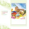 Lịch Treo Tường Lò Xo 2027 AK Mẫu AK35 (40 x 60cm) Xưởng In Ép Kim Nhũ Vàng Tận Gốc in logo doanh nghiệp quà tặng Tết tại Xưởng Quà Tặng Quang Vũ