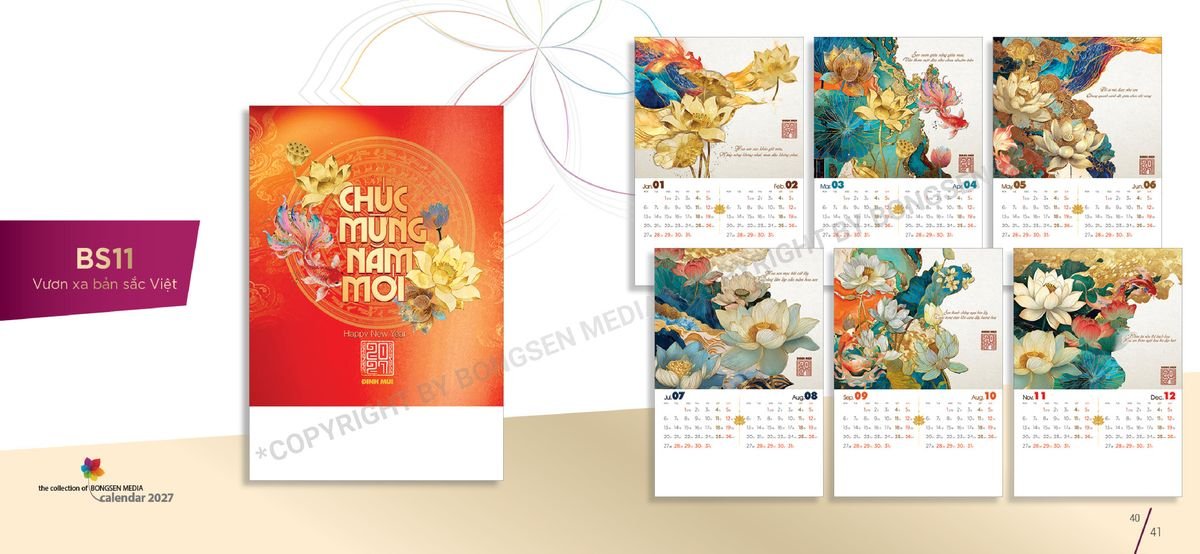 Lịch 7 Tờ Lò Xo 2027 BS21 Xưởng In Ép Kim Nhũ Vàng Tận Gốc Lịch 7 Tờ Lò Xo 2027 BS21 Xưởng In Ép Kim Nhũ Vàng Tận Gốc
