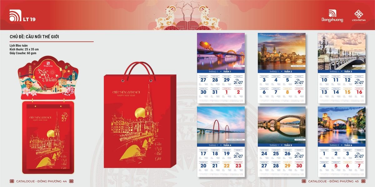 Lịch Bloc ĐP 2027 DP21 Xưởng In Ép Kim Nhũ Vàng Tận Gốc Lịch Bloc ĐP 2027 DP21 Xưởng In Ép Kim Nhũ Vàng Tận Gốc