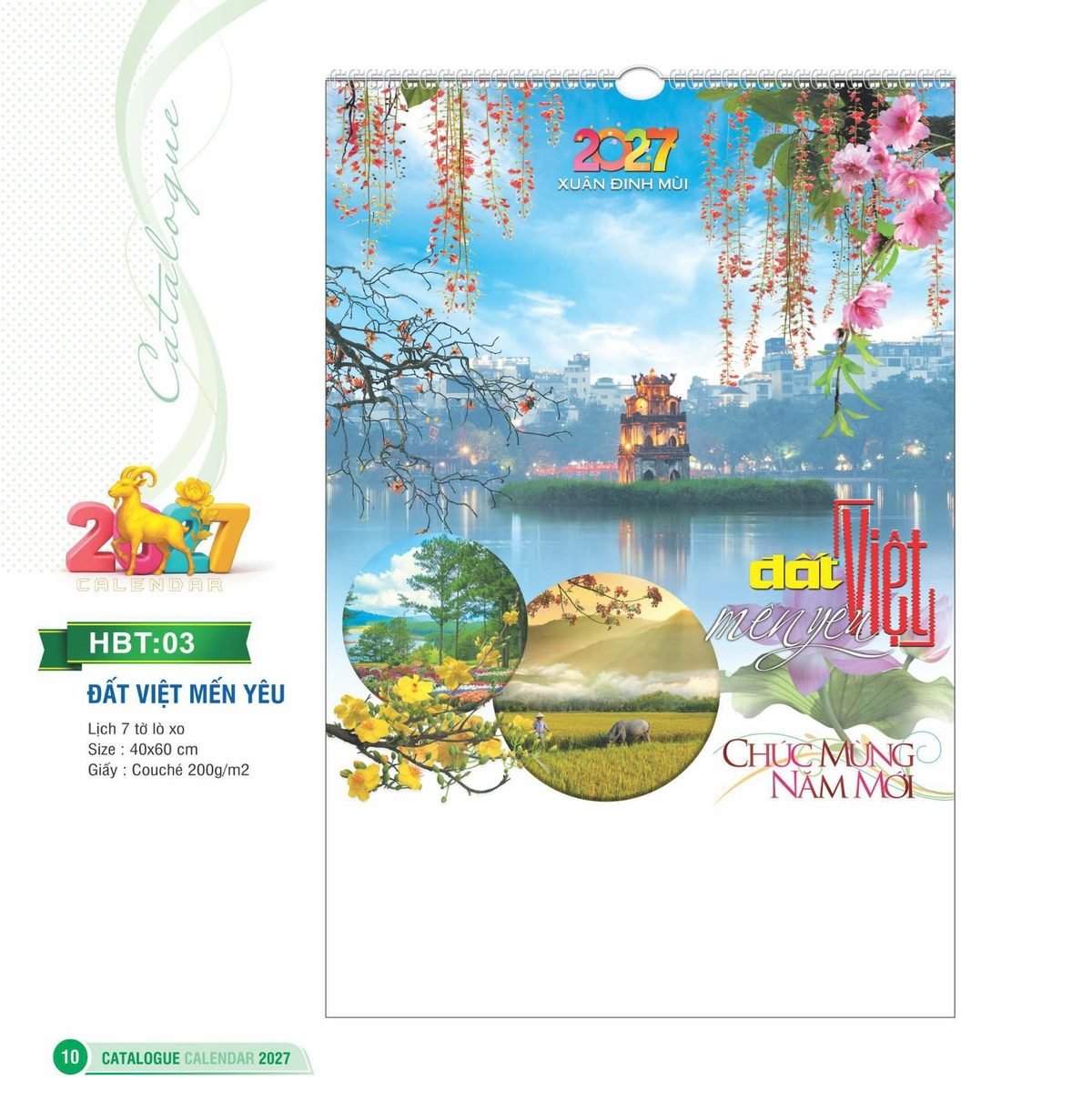 Lịch Treo Tường Lò Xo 2027 HBT Mẫu HBT03 (40 x 60cm) Xưởng In Ép Kim Nhũ Vàng Tận Gốc Lịch Treo Tường Lò Xo 2027 HBT Mẫu HBT03 (40 x 60cm) Xưởng In Ép Kim Nhũ Vàng Tận Gốc in logo doanh nghiệp quà tặng Tết tại Xưởng Quà Tặng Quang Vũ