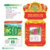 Lịch Bloc Đại Đặc Biệt 2027 HBT Mẫu HBT166 - Lộc Xuân (17 x 24cm) Xưởng In Ép Kim Nhũ Vàng Tận Gốc in logo doanh nghiệp quà tặng Tết tại Xưởng Quà Tặng Quang Vũ