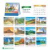 Lịch Để Bàn 2027 HBT Mẫu HBT41 (19 x 21cm) Xưởng In Ép Kim Nhũ Vàng Tận Gốc in logo doanh nghiệp quà tặng Tết tại Xưởng Quà Tặng Quang Vũ