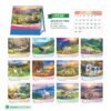 Lịch Để Bàn 2027 HBT Mẫu HBT46 (19 x 21cm) Xưởng In Ép Kim Nhũ Vàng Tận Gốc in logo doanh nghiệp quà tặng Tết tại Xưởng Quà Tặng Quang Vũ