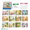 Lịch Để Bàn 2027 HBT Mẫu HBT48 (19 x 21cm) Xưởng In Ép Kim Nhũ Vàng Tận Gốc in logo doanh nghiệp quà tặng Tết tại Xưởng Quà Tặng Quang Vũ