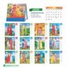 Lịch Để Bàn 2027 HBT Mẫu HBT51 (19 x 21cm) Xưởng In Ép Kim Nhũ Vàng Tận Gốc in logo doanh nghiệp quà tặng Tết tại Xưởng Quà Tặng Quang Vũ