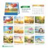Lịch Để Bàn 2027 HBT Mẫu HBT53 (19 x 21cm) Xưởng In Ép Kim Nhũ Vàng Tận Gốc in logo doanh nghiệp quà tặng Tết tại Xưởng Quà Tặng Quang Vũ