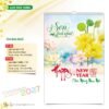 Lịch Treo Tường 2027 HT Mẫu HT49 (40 x 60cm) Xưởng In Ép Kim Nhũ Vàng Tận Gốc in logo doanh nghiệp quà tặng Tết tại Xưởng Quà Tặng Quang Vũ