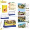 Lịch Để Bàn 2027 HT Mẫu HT61 (24 x 16cm) Xưởng In Ép Kim Nhũ Vàng Tận Gốc in logo doanh nghiệp quà tặng Tết tại Xưởng Quà Tặng Quang Vũ