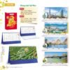 Lịch Để Bàn 2027 HT Mẫu HT63 (24 x 16cm) Xưởng In Ép Kim Nhũ Vàng Tận Gốc in logo doanh nghiệp quà tặng Tết tại Xưởng Quà Tặng Quang Vũ
