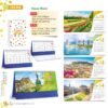 Lịch Để Bàn 2027 HT Mẫu HT65 (24 x 16cm) Xưởng In Ép Kim Nhũ Vàng Tận Gốc in logo doanh nghiệp quà tặng Tết tại Xưởng Quà Tặng Quang Vũ