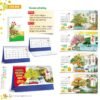Lịch Để Bàn 2027 HT Mẫu HT69 (24 x 16cm) Xưởng In Ép Kim Nhũ Vàng Tận Gốc in logo doanh nghiệp quà tặng Tết tại Xưởng Quà Tặng Quang Vũ