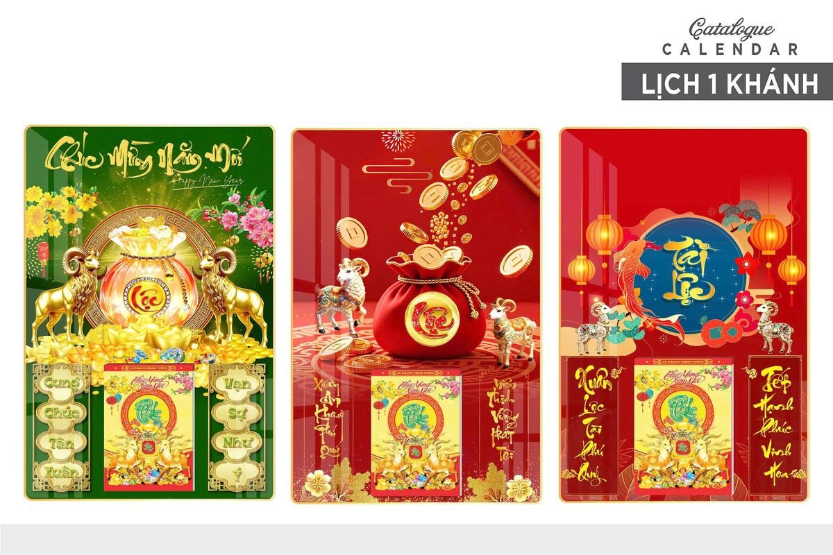 Lịch Gỗ Lamina Cao Cấp 40x60cm 2027 LM406_027 - Quà Tặng Quang Vũ