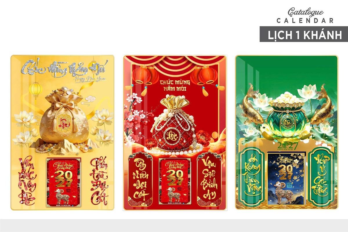 Lịch Gỗ Lamina Cao Cấp 40x60cm 2027 LM406_030 Xưởng In Ép Kim Nhũ Vàng Tận Gốc Lịch Gỗ Lamina Cao Cấp 40x60cm 2027 LM406_030 - Quà Tặng Quang Vũ
