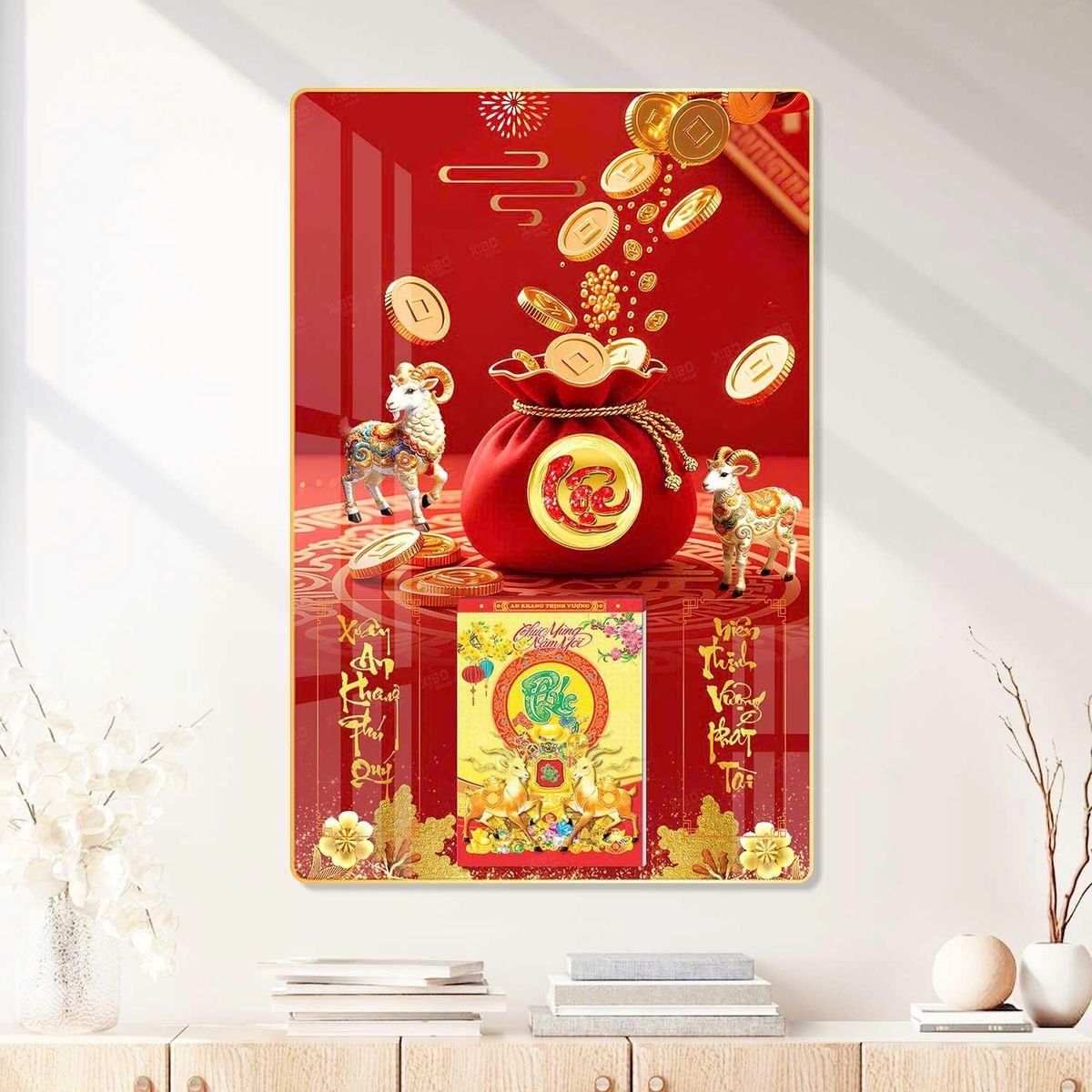 Lịch Gỗ Lamina Cao Cấp 40x60cm 2027 LM406_088 Xưởng In Ép Kim Nhũ Vàng Tận Gốc Lịch Gỗ Lamina Cao Cấp 40x60cm 2027 LM406_088 - Quà Tặng Quang Vũ