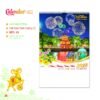 Lịch Treo Tường Lò Xo 2027 MT Mẫu MT13 (40 x 60cm) Xưởng In Ép Kim Nhũ Vàng Tận Gốc in logo doanh nghiệp quà tặng Tết tại Xưởng Quà Tặng Quang Vũ