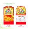 Lịch Treo Tường Lò Xo 2027 MT Mẫu MT186 - Cát Tường Như Ý (37 x 68cm) Xưởng In Ép Kim Nhũ Vàng Tận Gốc in logo doanh nghiệp quà tặng Tết tại Xưởng Quà Tặng Quang Vũ