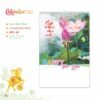 Lịch Treo Tường Lò Xo 2027 MT Mẫu MT28 (40 x 60cm) Xưởng In Ép Kim Nhũ Vàng Tận Gốc in logo doanh nghiệp quà tặng Tết tại Xưởng Quà Tặng Quang Vũ