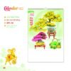 Lịch Treo Tường Lò Xo 2027 MT Mẫu MT30 (40 x 60cm) Xưởng In Ép Kim Nhũ Vàng Tận Gốc in logo doanh nghiệp quà tặng Tết tại Xưởng Quà Tặng Quang Vũ