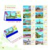 Lịch Để Bàn 2027 MT Mẫu MT43 (24 x 17cm) Xưởng In Ép Kim Nhũ Vàng Tận Gốc in logo doanh nghiệp quà tặng Tết tại Xưởng Quà Tặng Quang Vũ
