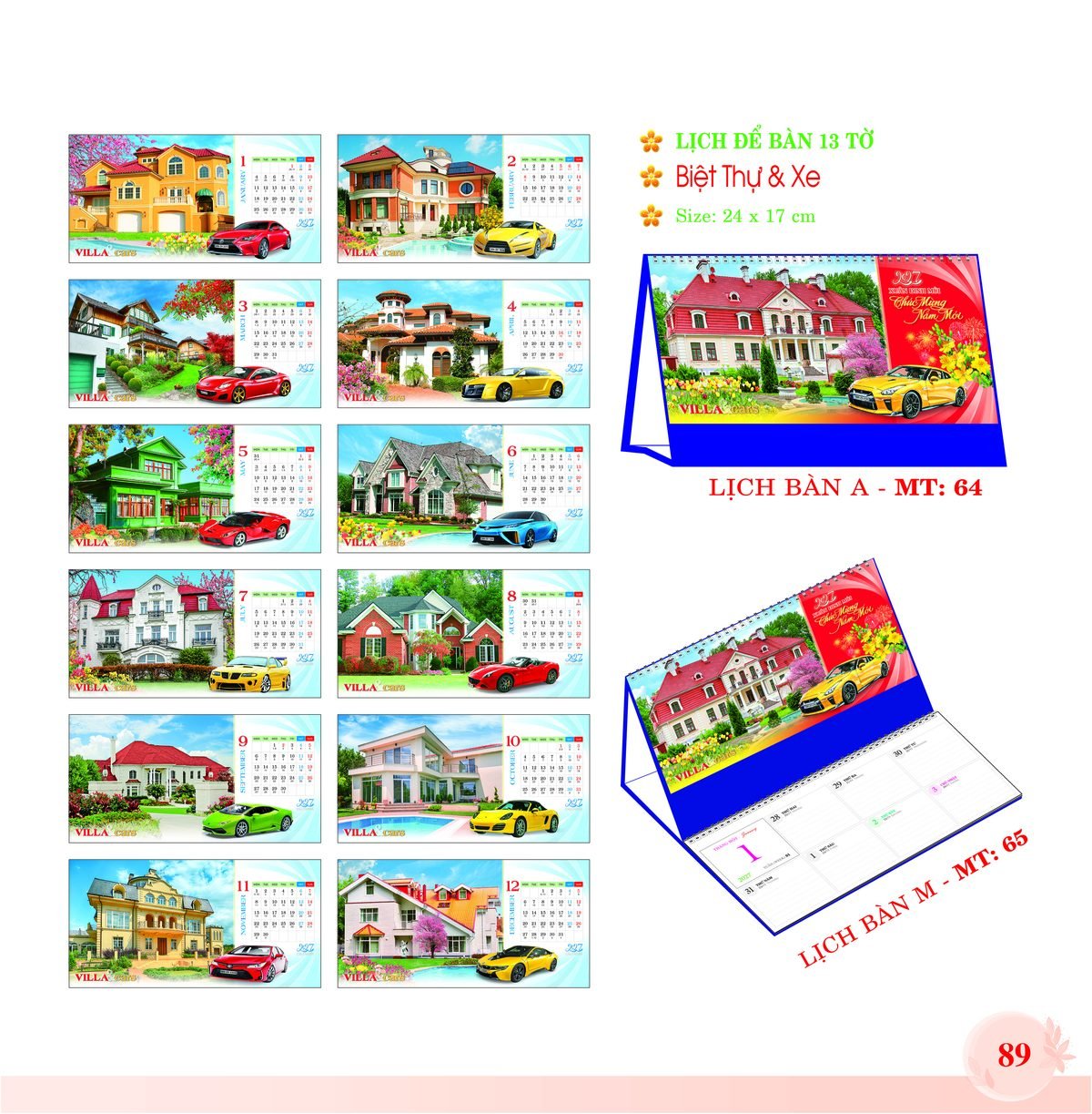 Lịch Để Bàn 2027 MT Mẫu MT64 (24 x 17cm) Xưởng In Ép Kim Nhũ Vàng Tận Gốc Lịch Để Bàn 2027 MT Mẫu MT64 (24 x 17cm) Xưởng In Ép Kim Nhũ Vàng Tận Gốc in logo doanh nghiệp quà tặng Tết tại Xưởng Quà Tặng Quang Vũ