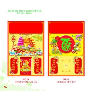 Lịch Bloc 2027 MT Mẫu MT82 (29 x 41 cm) Xưởng In Ép Kim Nhũ Vàng Tận Gốc in logo doanh nghiệp quà tặng Tết tại Xưởng Quà Tặng Quang Vũ