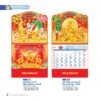 Lịch Treo Tường Lò Xo 2027 NB Mẫu NB180 (37 x 68cm) Xưởng In Ép Kim Nhũ Vàng Tận Gốc in logo doanh nghiệp quà tặng Tết tại Xưởng Quà Tặng Quang Vũ