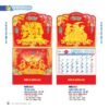 Lịch Treo Tường Lò Xo 2027 NB Mẫu NB203C (37 x 68cm) Xưởng In Ép Kim Nhũ Vàng Tận Gốc in logo doanh nghiệp quà tặng Tết tại Xưởng Quà Tặng Quang Vũ