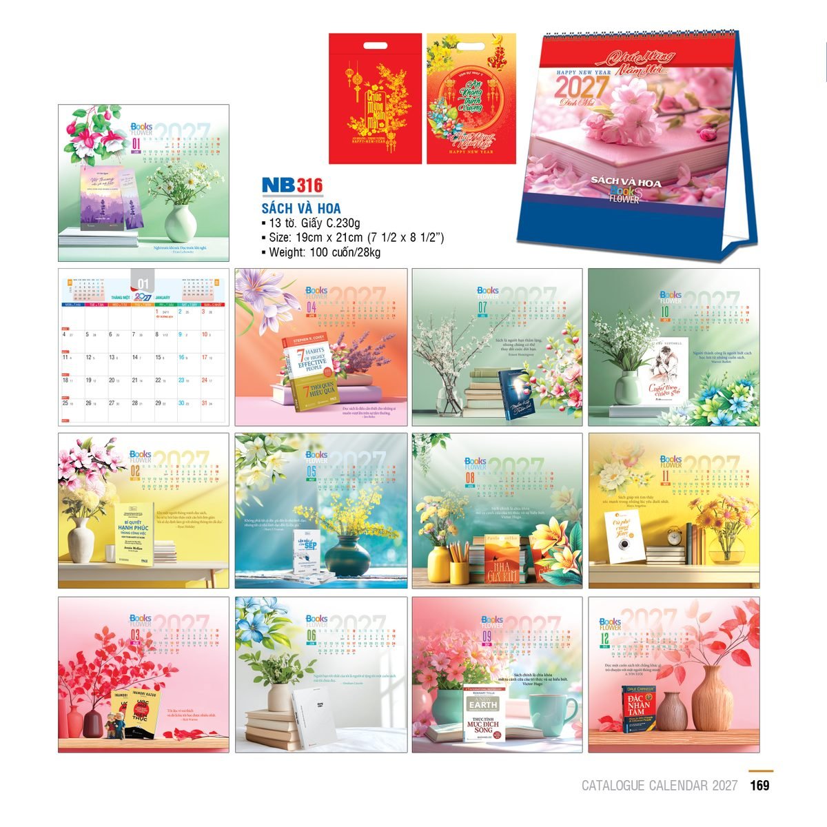 Lịch Bloc 2027 NB Mẫu NB316 (29 x 41 cm) Xưởng In Ép Kim Nhũ Vàng Tận Gốc Lịch Bloc 2027 NB Mẫu NB316 (29 x 41 cm) Xưởng In Ép Kim Nhũ Vàng Tận Gốc in logo doanh nghiệp quà tặng Tết tại Xưởng Quà Tặng Quang Vũ