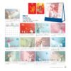 Lịch Bloc 2027 NB Mẫu NB318 (29 x 41 cm) Xưởng In Ép Kim Nhũ Vàng Tận Gốc in logo doanh nghiệp quà tặng Tết tại Xưởng Quà Tặng Quang Vũ