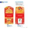 Lịch Treo Tường Lò Xo 2027 NB Mẫu NB38 (30 x 60cm) Xưởng In Ép Kim Nhũ Vàng Tận Gốc in logo doanh nghiệp quà tặng Tết tại Xưởng Quà Tặng Quang Vũ