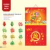 Lịch Bloc 2027 NHA Mẫu NHA66 (36 x 62cm) Xưởng In Ép Kim Nhũ Vàng Tận Gốc in logo doanh nghiệp quà tặng Tết tại Xưởng Quà Tặng Quang Vũ