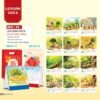 Lịch Bàn Chữ A 2027 NHA Mẫu NHA94 (17 x 19cm) Xưởng In Ép Kim Nhũ Vàng Tận Gốc in logo doanh nghiệp quà tặng Tết tại Xưởng Quà Tặng Quang Vũ