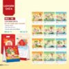 Lịch Bàn Chữ A 2027 NHA Mẫu NHA98 (17 x 19cm) Xưởng In Ép Kim Nhũ Vàng Tận Gốc in logo doanh nghiệp quà tặng Tết tại Xưởng Quà Tặng Quang Vũ