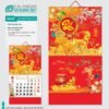 Lịch Bìa Treo 2027 NH Mẫu NH2021 (37 x 68cm) Xưởng In Ép Kim Nhũ Vàng Tận Gốc in logo doanh nghiệp quà tặng Tết tại Xưởng Quà Tặng Quang Vũ