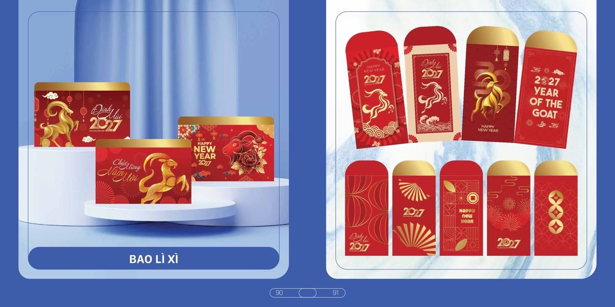 Lịch Bloc Cao Cấp SH 2027 SH40 Xưởng In Ép Kim Nhũ Vàng Tận Gốc