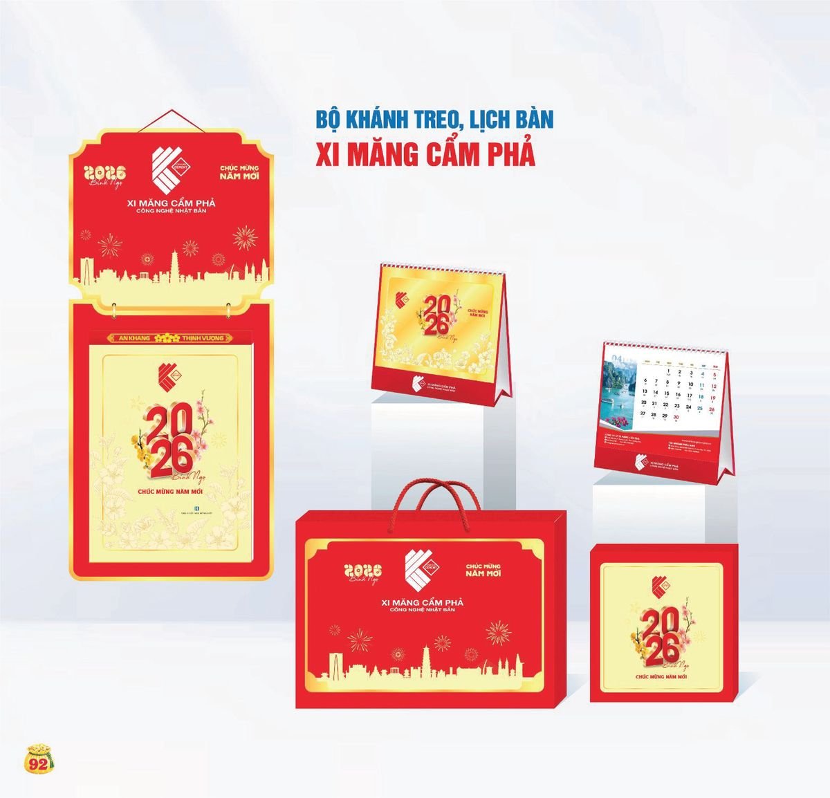 Lịch Bloc Siêu Cực Đại 2027 TDM89 Xưởng In Ép Kim Nhũ Vàng Tận Gốc