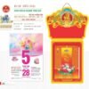 Lịch Bloc Siêu Đại 2027 TD Mẫu TD22 (20 x 30 cm) Xưởng In Ép Kim Nhũ Vàng Tận Gốc in logo doanh nghiệp quà tặng Tết tại Xưởng Quà Tặng Quang Vũ