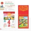 Lịch Bloc Siêu Đại 2027 TD Mẫu TD27 (20 x 30 cm) Xưởng In Ép Kim Nhũ Vàng Tận Gốc in logo doanh nghiệp quà tặng Tết tại Xưởng Quà Tặng Quang Vũ