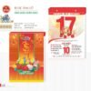 Lịch Bloc 2027 TD Mẫu TD34 (29 x 41 cm) Xưởng In Ép Kim Nhũ Vàng Tận Gốc in logo doanh nghiệp quà tặng Tết tại Xưởng Quà Tặng Quang Vũ