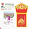 Lịch Bloc 2027 TD Mẫu TD37 (29 x 41 cm) Xưởng In Ép Kim Nhũ Vàng Tận Gốc in logo doanh nghiệp quà tặng Tết tại Xưởng Quà Tặng Quang Vũ