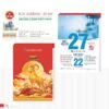 Lịch Bloc 2027 TD Mẫu TD38 (29 x 41 cm) Xưởng In Ép Kim Nhũ Vàng Tận Gốc in logo doanh nghiệp quà tặng Tết tại Xưởng Quà Tặng Quang Vũ