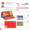 Lịch Để Bàn 2027 TD Mẫu TD44 (14 x 24cm) Xưởng In Ép Kim Nhũ Vàng Tận Gốc in logo doanh nghiệp quà tặng Tết tại Xưởng Quà Tặng Quang Vũ